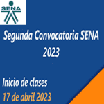 Segunda convocatoria presencial SENA 2023