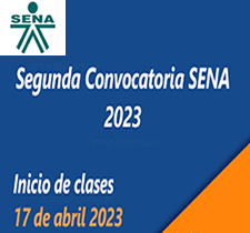 Segunda convocatoria presencial SENA 2023
